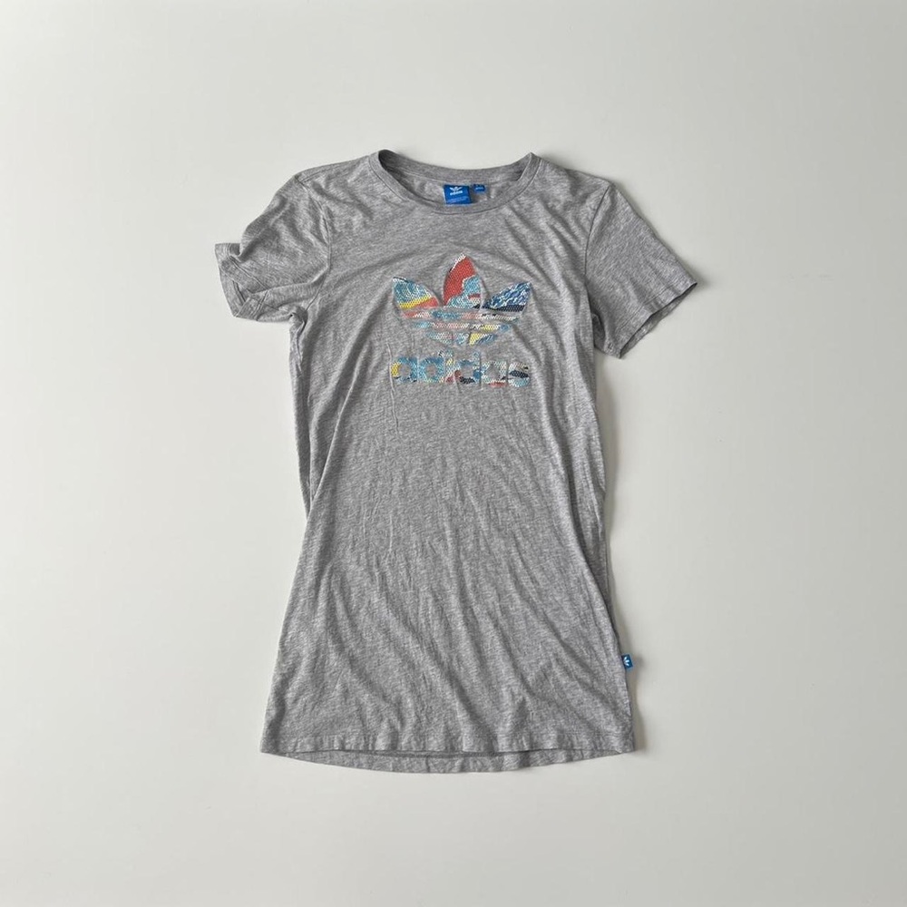 Adidas grey t-shirt dress
